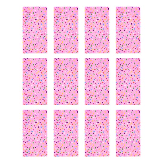 Pink Sprinkles Favor Bags, 12ct. by Celebrate It™